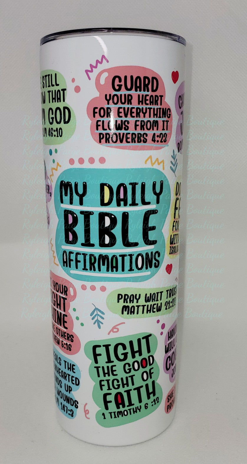 Bible Affirmation tumbler | Ryleigh Paige Boutique