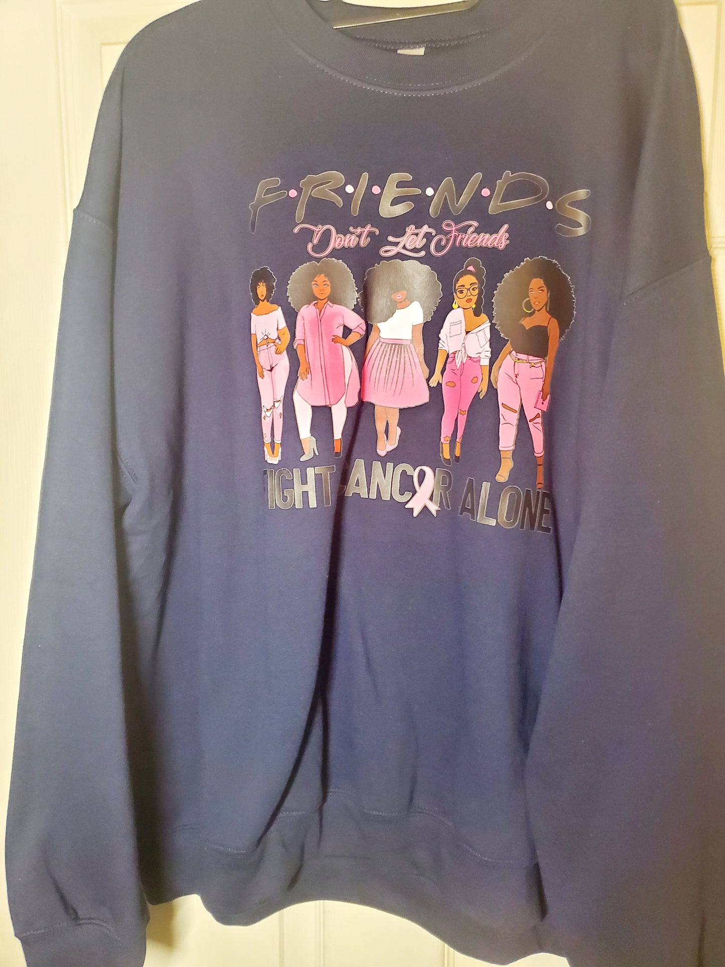 Navy blue crew neck