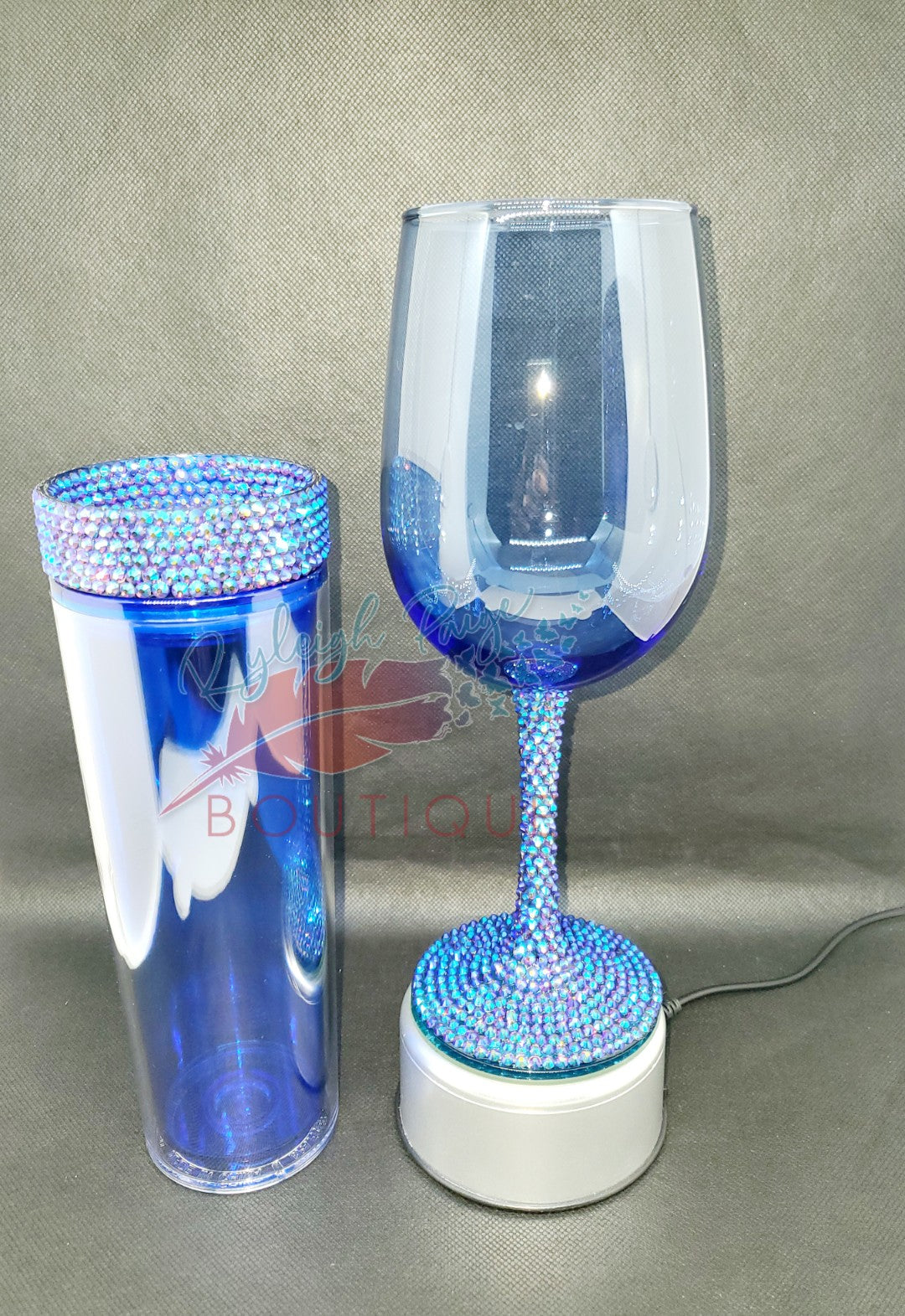 Tumbler and wine glass set