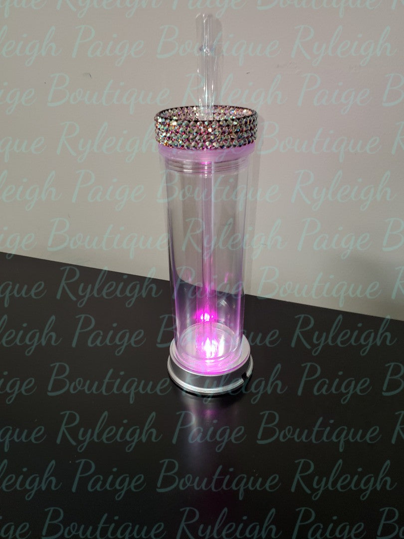 Acrylic 16 oz. Tumbler w/rhinestones | Ryleigh Paige Boutique