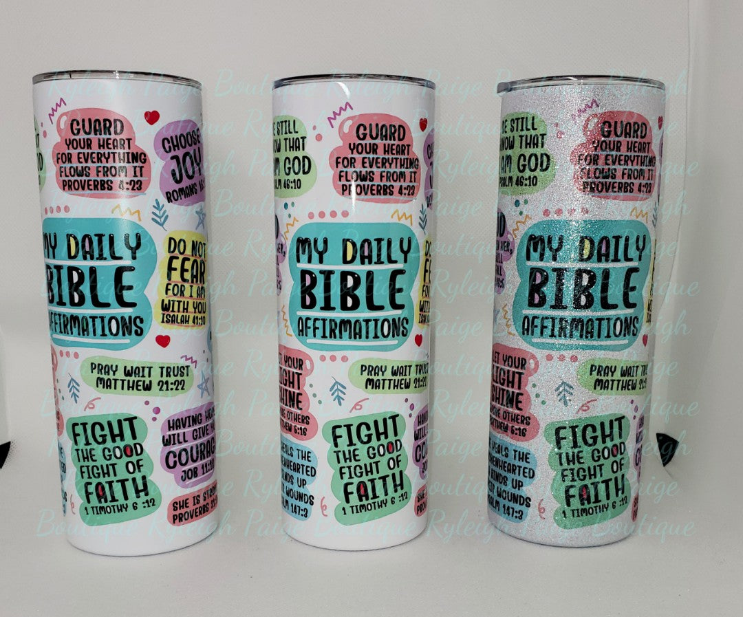 Bible Affirmation tumbler | Ryleigh Paige Boutique