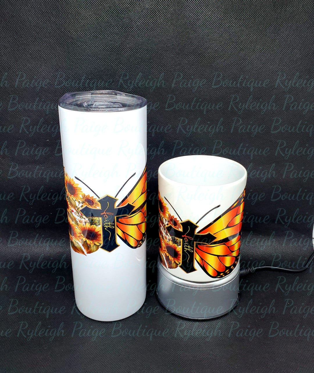Butterfly faith tumbler & mug set | Ryleigh Paige Boutique