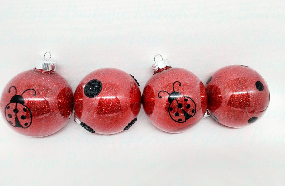 Ladybug ornament set | Ryleigh Paige Boutique